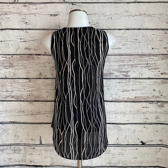 Vince Camuto black and white tank - Picture 4 of 6
